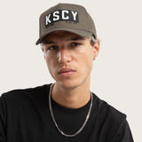 KISS CHACEY Chained Snapback Cap - Khaki