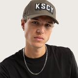 KISS CHACEY Chained Snapback Cap - Khaki