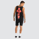 KISS CHACEY Vandal Raw Tank - Jet Black
