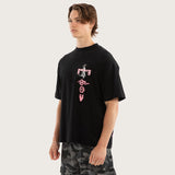 KISS CHACEY Zion Street Tee - Jet Black