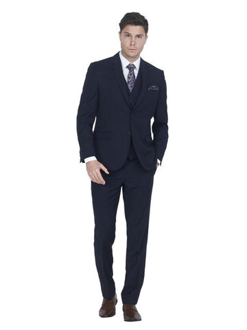 FERRARI FORMALWEAR LOGAN NAVY LOUNGE HIRE SUIT