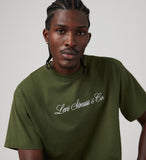 LEVI'S® 87373-0327 Graphic Vintage Fit Tee - Bri Levis Script Kombu Green