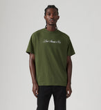 LEVI'S® 87373-0327 Graphic Vintage Fit Tee - Bri Levis Script Kombu Green
