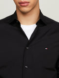 TOMMY HILFIGER MW0MW25040 Core Flex Poplin Shirt - Black