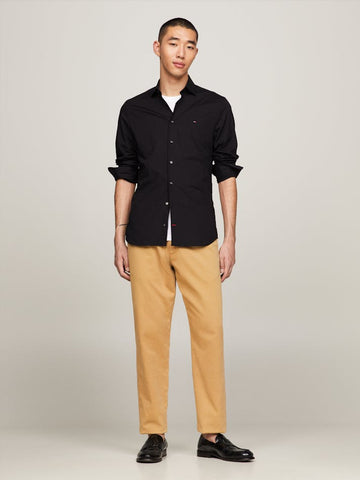 TOMMY HILFIGER MW0MW25040 Core Flex Poplin Shirt - Black