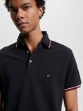 TOMMY HILFIGER 1985 Collection MW0MW30750 Tipped Slim Fit Polo - Black