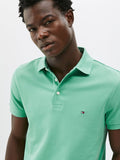 TOMMY HILFIGER MW0MW32347 1985 SLIM FIT POLO - Fort Green