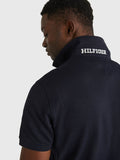 TOMMY HILFIGER MONOGRAM TWILL POLO - Desert Sky