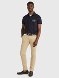 TOMMY HILFIGER MONOGRAM TWILL POLO - Desert Sky