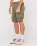 RUSTY Manila Cargo Short - Army Green