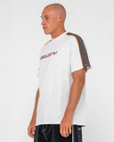 RUSTY Alonso Graphic Panel Tee - Ecru Marle