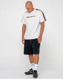 RUSTY Alonso Graphic Panel Tee - Ecru Marle