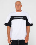 RUSTY Kinetic Short Sleeve Heavy Tee - White
