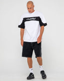 RUSTY Kinetic Short Sleeve Heavy Tee - White
