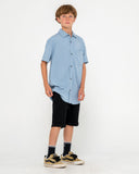 Rusty Boys Hooked On Elastic Short - Black