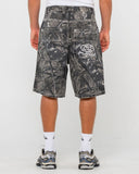 RUSTY Flip Rambo 24" Jort -  Grey Camo