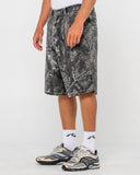 RUSTY Flip Rambo 24" Jort -  Grey Camo