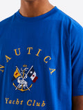 NAUTICA NAN1G00600402 YACHT CLUB GAFFER OVERSIZED TEE - Blue