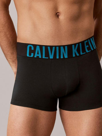 CALVIN KLEIN Intense Power NB3608 Cotton 3 Pack Trunks - Black/Multi