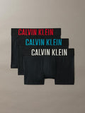 CALVIN KLEIN Intense Power NB3608 Cotton 3 Pack Trunks - Black/Multi