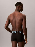 CALVIN KLEIN Intense Power NB3608 Cotton 3 Pack Trunks - Black/Harbor Mist Logo/Black/White