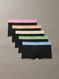 CALVIN KLEIN 5 Pack NB4550 Low Rise Trunks Pride Cotton - Mardi Gras Green/Relay Gold/Golden Haze