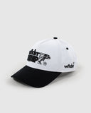 WNDRR EQUIP HIGH RISE CAP - WHITE/BLACK