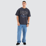 NENA AND PASADENA Bronco Loopback Raptor Tee - Ebony