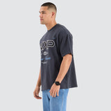 NENA AND PASADENA Bronco Loopback Raptor Tee - Ebony