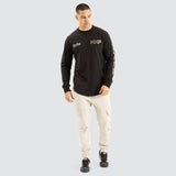 NENA AND PASADENA Dice Dual Curved LS Tee - Jet Black