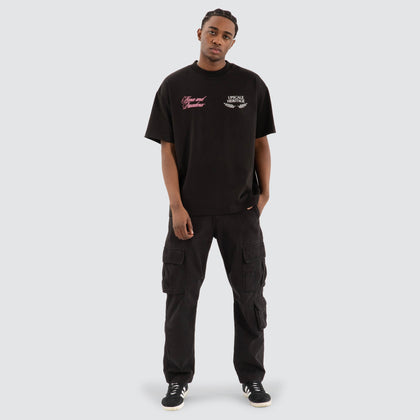 NENA AND PASADENA Gentleman Raptor Tee - Jet Black