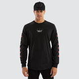 NENA AND PASADENA Final Dual Curved Longsleeve Tee - Jet Black