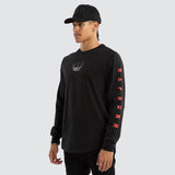 NENA AND PASADENA Final Dual Curved Longsleeve Tee - Jet Black