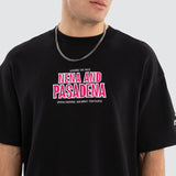 NENA AND PASADENA Player Loopback Raptor Tee - Anthracite Black