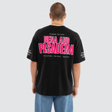 NENA AND PASADENA Player Loopback Raptor Tee - Anthracite Black