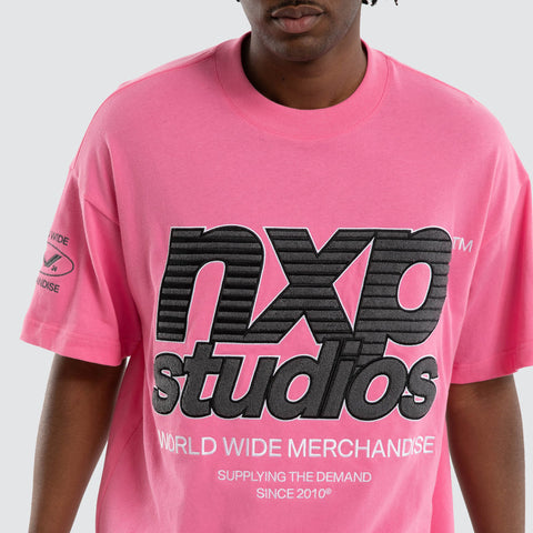 NENA AND PASADENA Frontier Raptor Tee - Pink