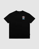 WNDRR BLOCK PARTY BOX FIT TEE - Black