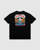 WNDRR BLOCK PARTY BOX FIT TEE - Black