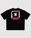 WNDRR All Out Heavy Weight Tee- Black
