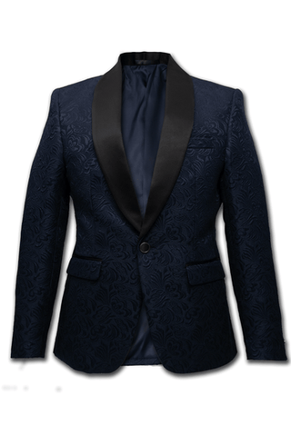 VARCE 2056 Leonardo Brocade Slim Fit Dinner Jacket
