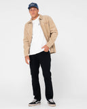 RUSTY V8 Coup Cord Zip Up Jacket - Light Fennel