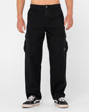 RUSTY Sheetya Loose Fit Cargo Pant - Black