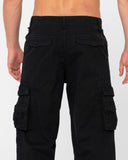 RUSTY Sheetya Loose Fit Cargo Pant - Black