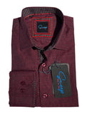 SCOOP Hail 01510 L/S Shirt - Wine
