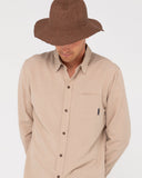 RUSTY Overtone Long Sleeve Linen Shirt