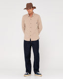 RUSTY Overtone Long Sleeve Linen Shirt