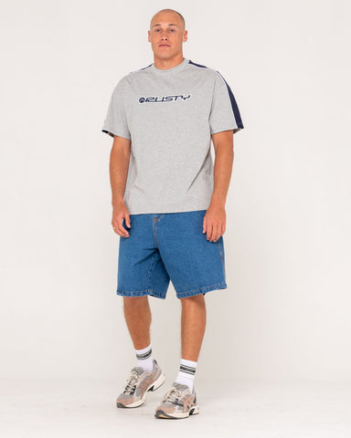 RUSTY Alonso Tee - Grey Marle