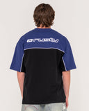 RUSTY Oblivion Oversized Graphic Tee - Black