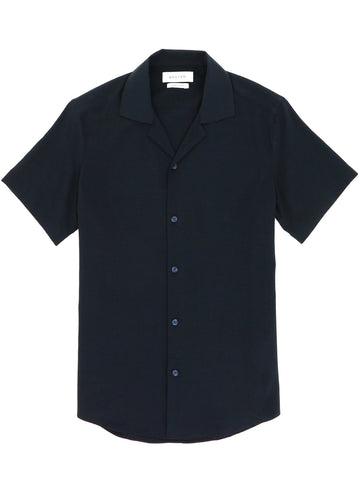BOSTON JAMES S25BC681J-11 S/S SHIRT - Navy