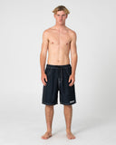 RUSTY Flip Daddy 22" Elastic Waist Boardshort - Black 4